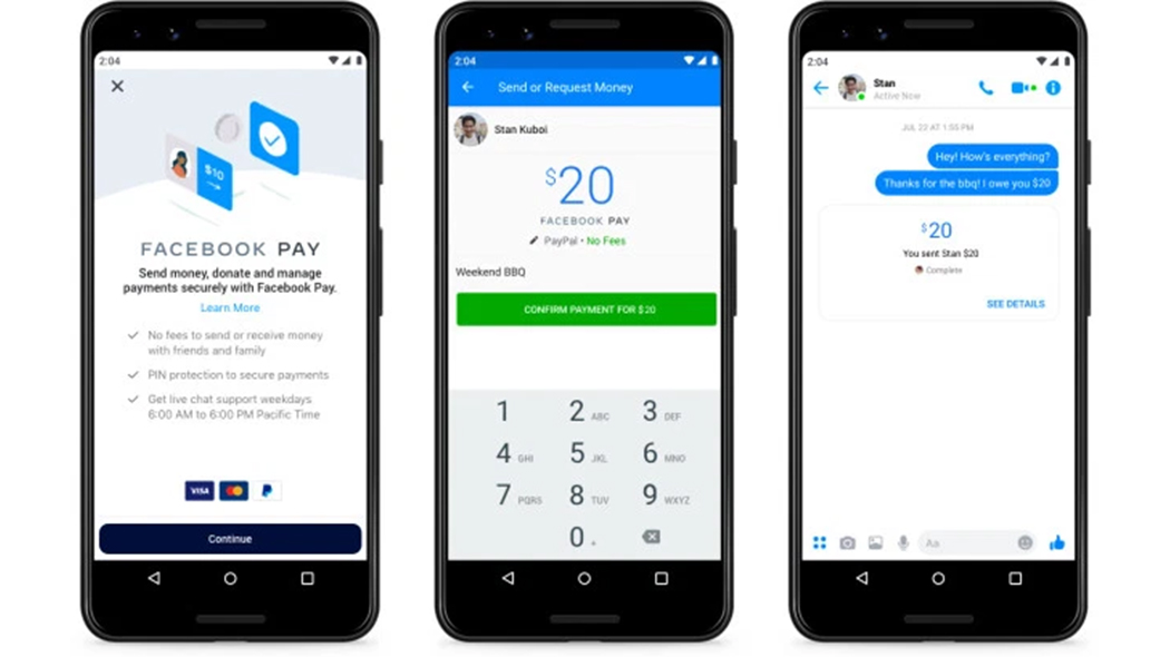 Facebook Pay anteprima