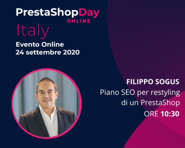 Evento Prestashop con Filippo Sogus