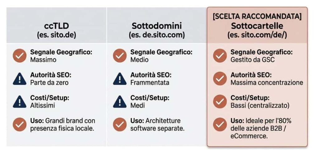 meglio sottocartella o sottodominio
