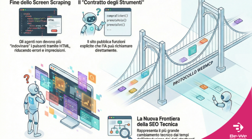 Cos’è il WebMCP e perché costituisce la rivoluzione del web agentico