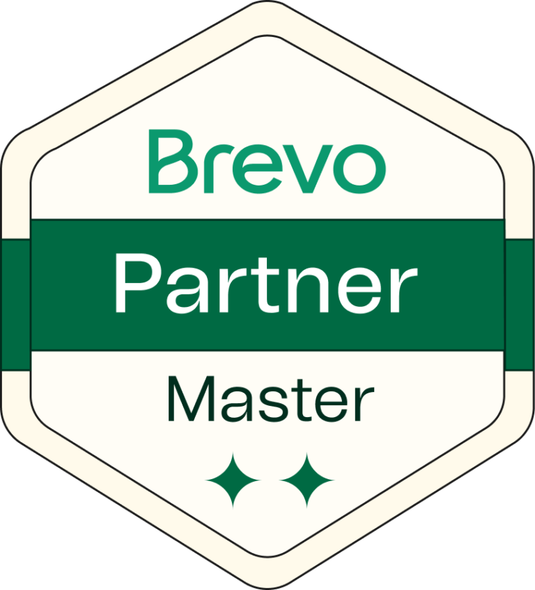 Badge Be-We Brevo Master Partner