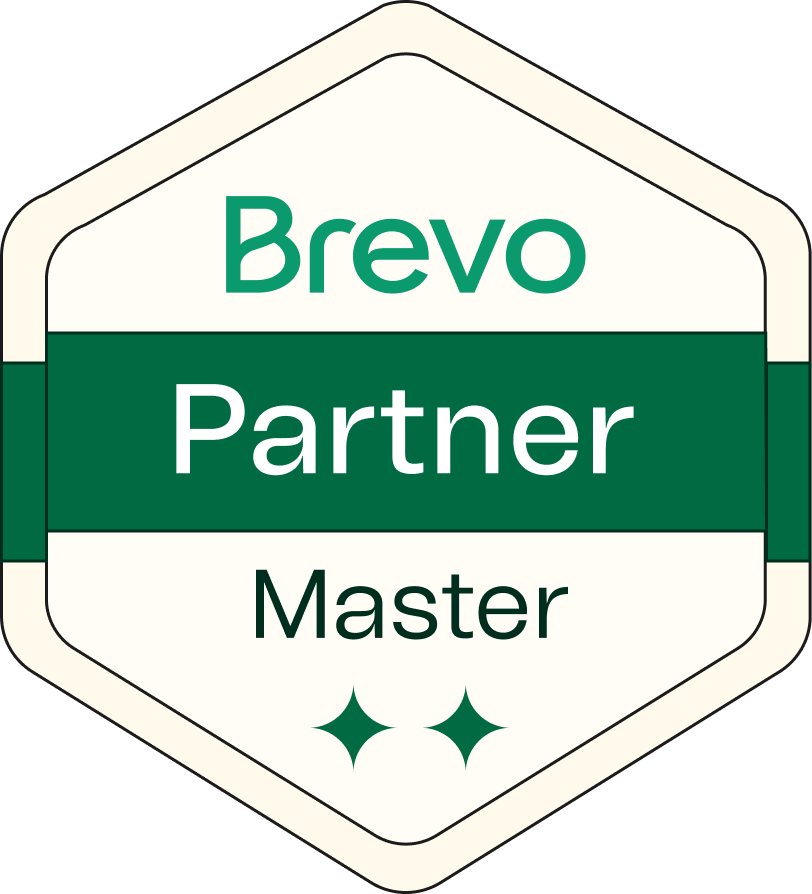 Badge Be-We Brevo Master Partner