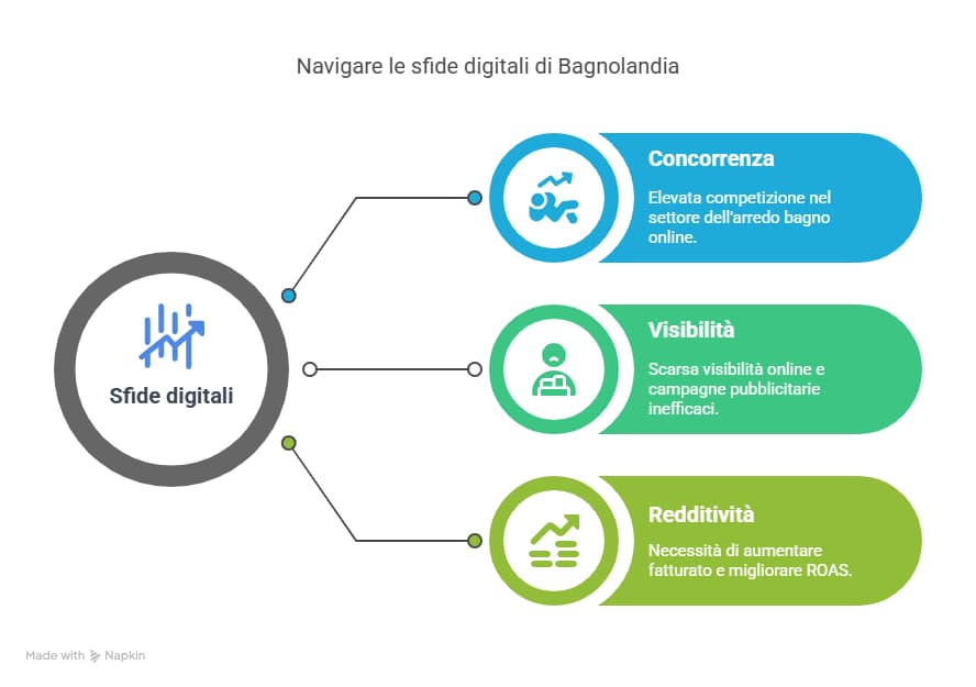 Sfide e obiettivi del progetto e-commerce Bagnolandia